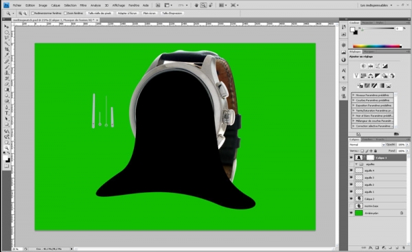 Creation of The torture of the watch: Step 3